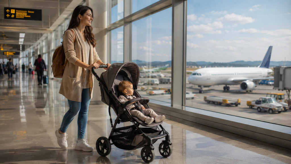 melhores carrinhos de bebê para avião